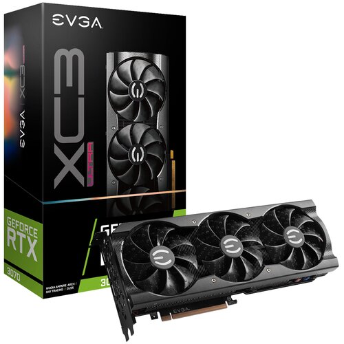 Видеокарта EVGA RTX 3070 XC3 ULTRA GAMING (08G-P5-3755-KL)