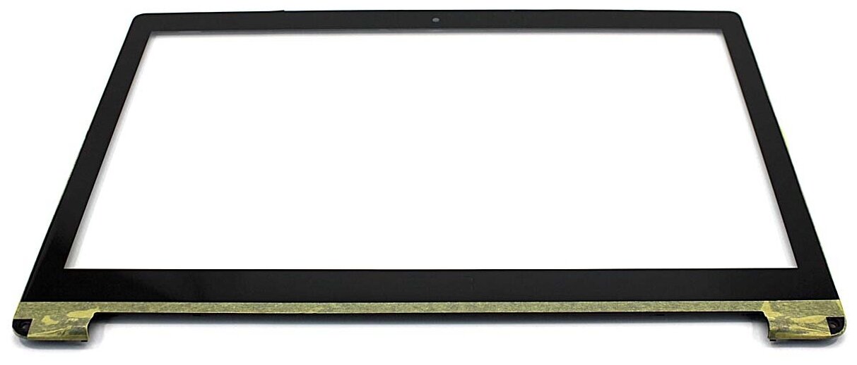 Сенсорное стекло (тачскрин) для Asus TP550LA-1A черное с рамкой