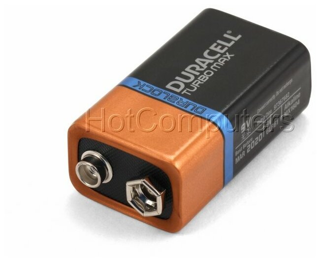 Батарейка щелочная DURACELL 6LF22 (6LR61) 9V (Крона)