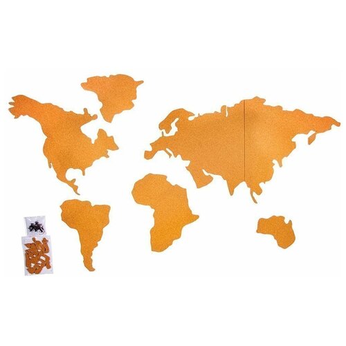 Декоративная пробковая доска-пазл GlobusOff 