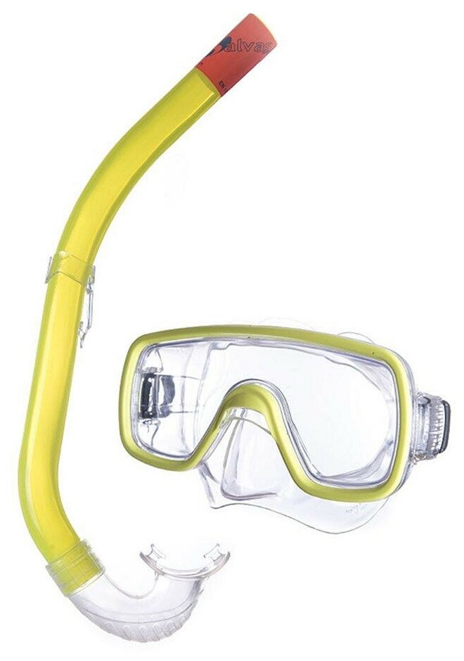 Набор для плавания Salvas Kalua Set арт. EA151C1TGSTB р. Senior, маска Domino Sr.+трубка Fizzy