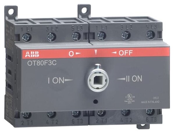 Реверсивный рубильник ABB OT80F3C до 80A