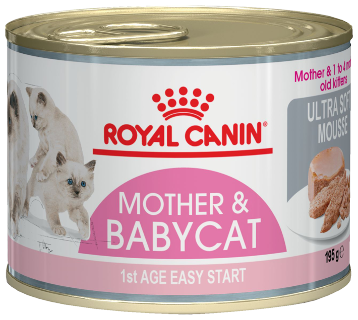 Влажный корм Royal Canin Mother & Babycat (Babycat Instinctive canned) 195 г (паштет) 1 уп *3 шт. - фотография № 1