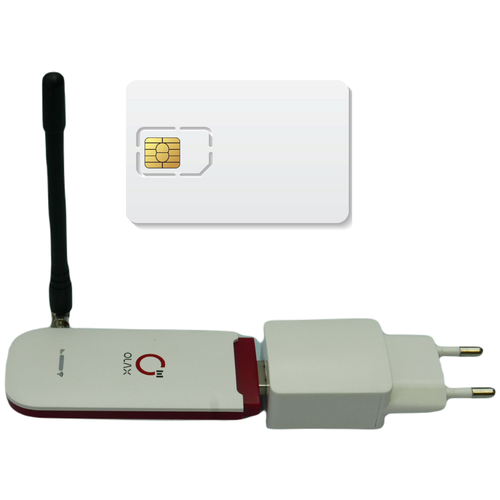 фото 4g модем zte olax u90 с wi-fi роутером и антенной + безлимит sim + блок питания