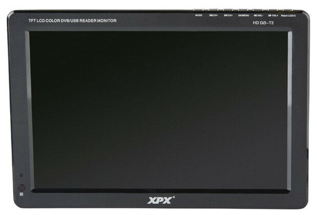 Портативный телевизор автомобильный XPX EA-168D17 дюймовый для дачи на кухни