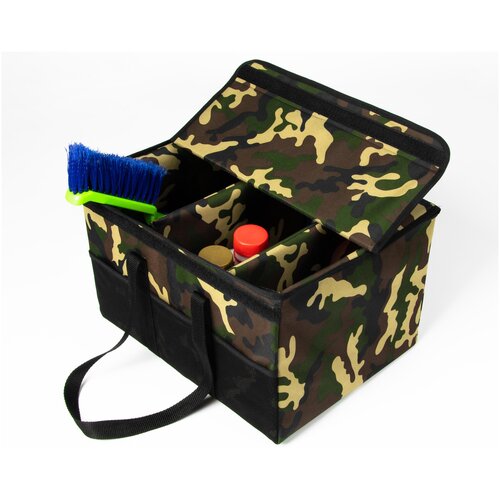 фото Сумка- органайзер в багажник автомобиля складная, laitbag синий, 40х30х25см laitovo