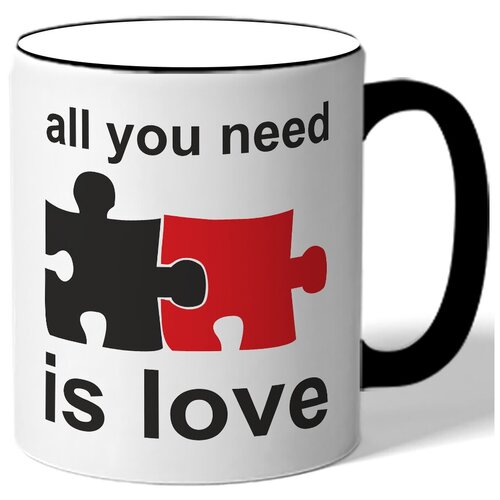 фото Кружка all you meed is love drabs