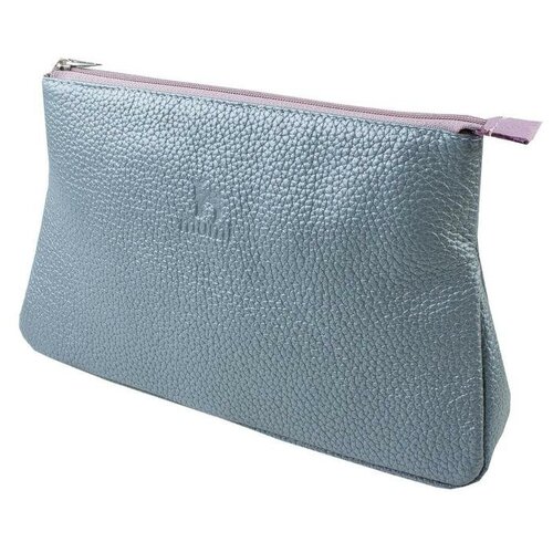фото Косметичка mumi голубой 225-23, натуральная кожа