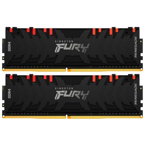 Оперативная память DIMM 64 Гб DDR4 3200 МГц Kingston Fury Renegade RGB KF432C16RBAK264 PC4-25600 2x32 Гб 3032900₽