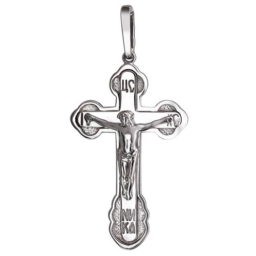 фото Подвеска diamant online, белое золото, 585 проба, размер 3.7 см.