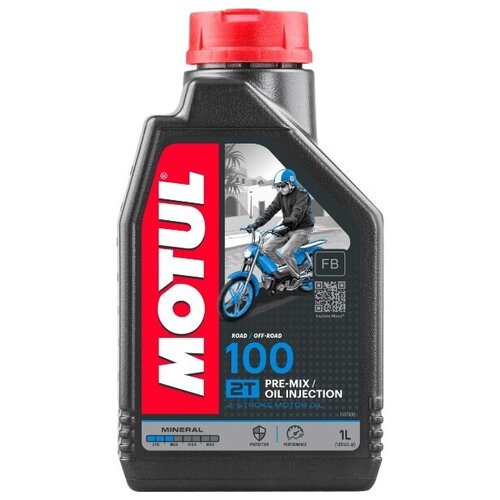 Минеральное моторное масло Motul 100 Motomix 2T, 1 л