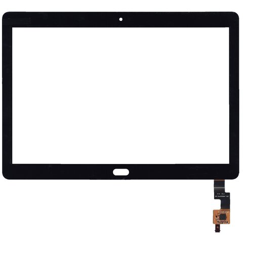 Сенсорное стекло (тачскрин) для Huawei MediaPad M3 Lite 10 черное волчок v01