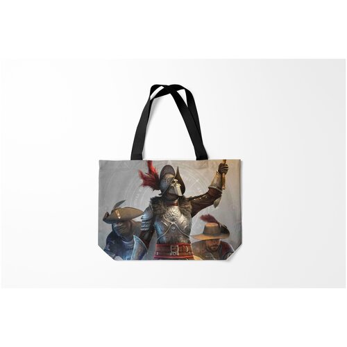 фото Сумка-шоппер / 46х35 см / геймерам / игры new world burnettie