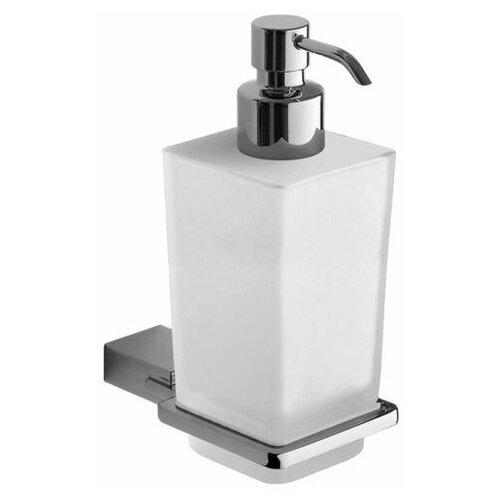 Настенный стеклянный дозатор Gedy G-Kansas, хром