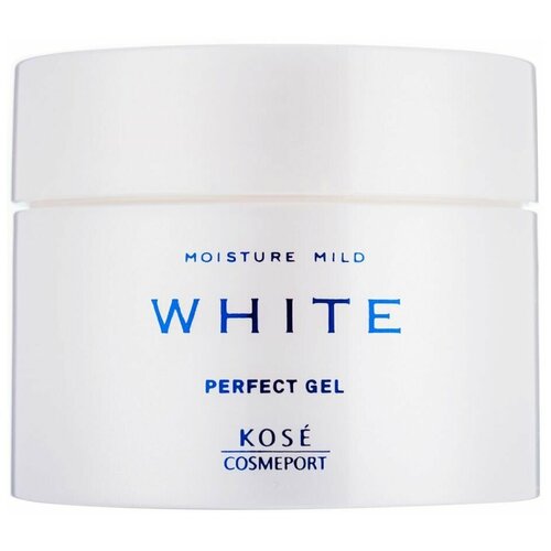 KOSE Moisture Mild White 6-в-1 Отбеливающий гель для лица с витамином С против пигментных пятен и веснушек банка 100 гр