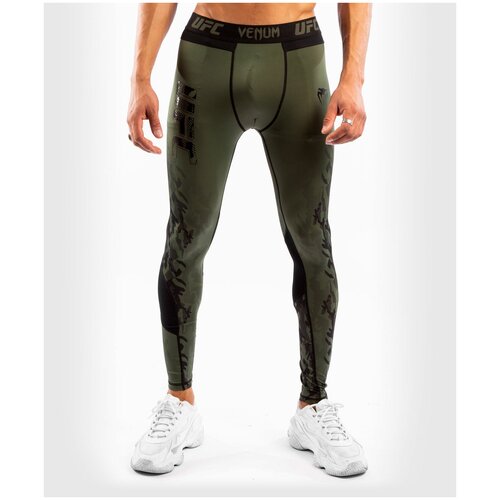 фото Компрессионные штаны venum ufc authentic fight week mens performance tight khaki l