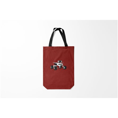 фото Сумка-шоппер / 31х42 см / популярные иллюстрации / астрономия космос марсоход burnettie