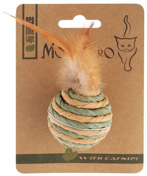 МОН теро ЭКО игрушка для кошек бочонок с хвостиком