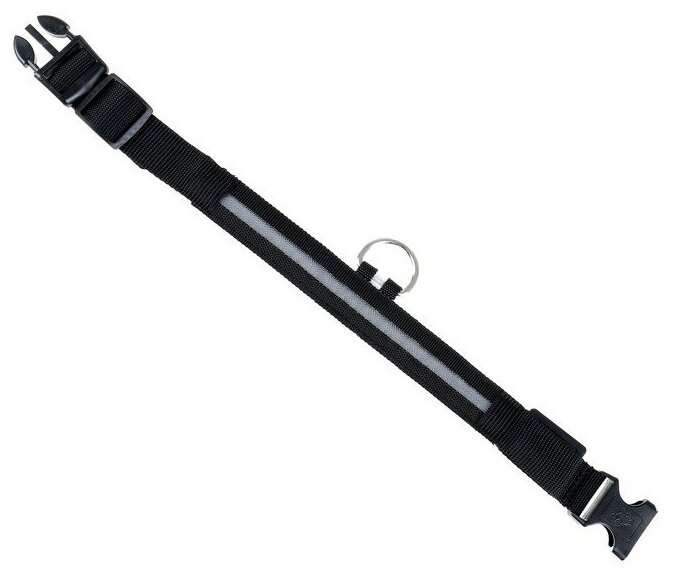 Ошейник с подсветкой, зарядка от USB, до 45 см, 3 режима свечения, чёрный - фотография № 12