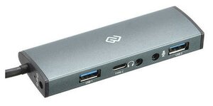 Разветвитель Usb-c Digma Hub-2u3.0сh-uc-g 4порт. серый Hub-2u3.0сh-uc-g