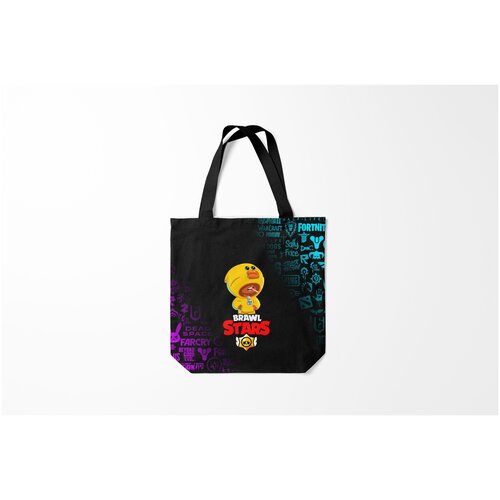 фото Сумка-шоппер / 40х40 см / геймерам / brawl stars sally leon burnettie