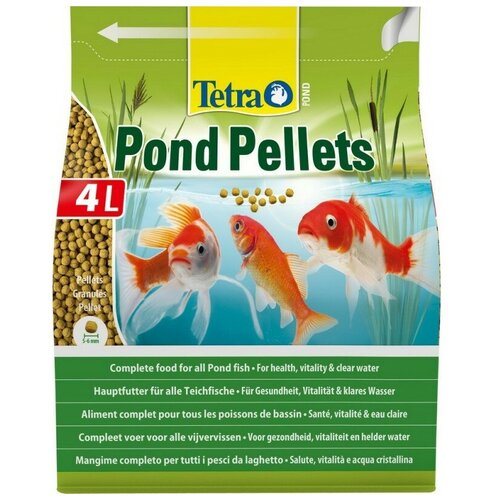 Корм для прудовых рыб Tetra Pond Pellets 4 л, шарики