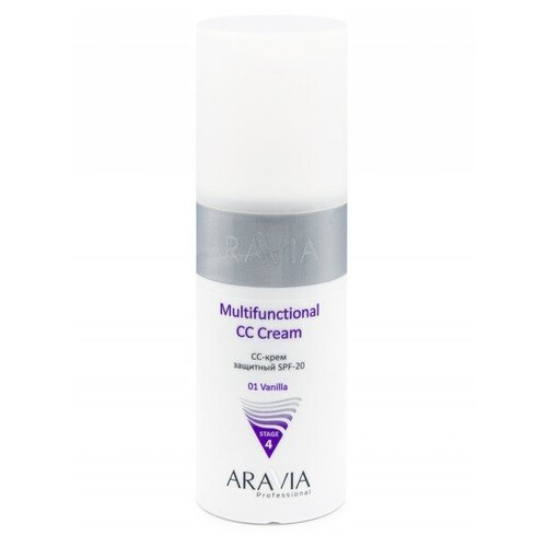 Купить ARAVIA Professional CC-крем защитный SPF-20 Multifunctional CC Cream, 150 мл.