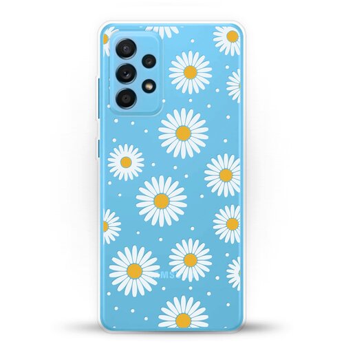 фото Силиконовый чехол ромашки на samsung galaxy a52 andy & paul