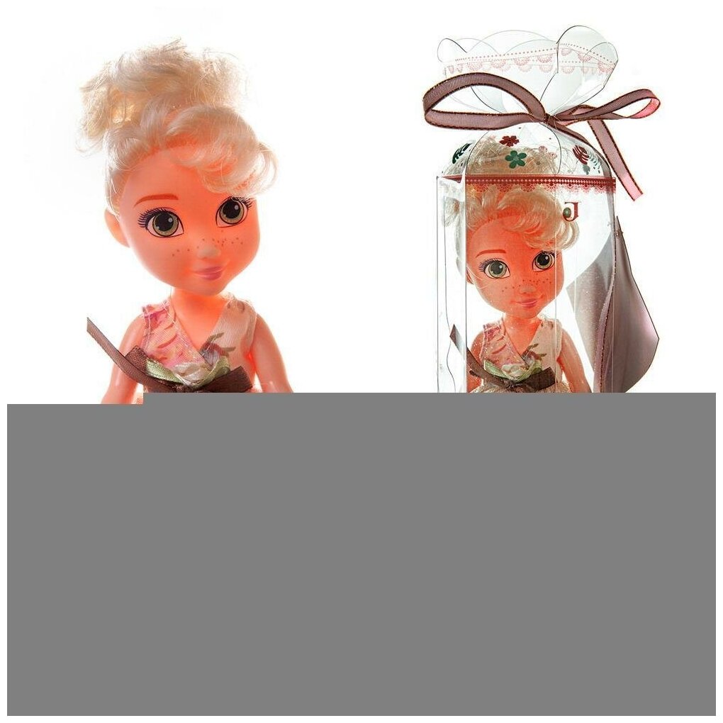 Кукла Emily мини в прозрачной коробочке (блодинка), 16,5см, 1 шт.