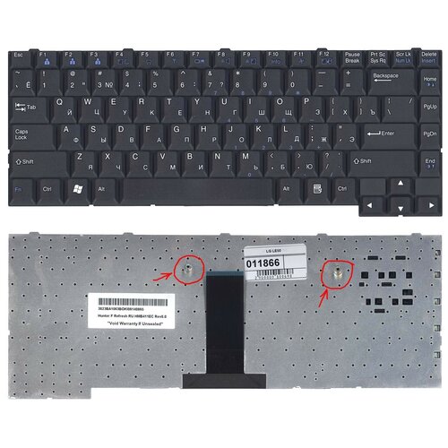 Клавиатура для ноутбука LG HMB411EC черная 2160₽