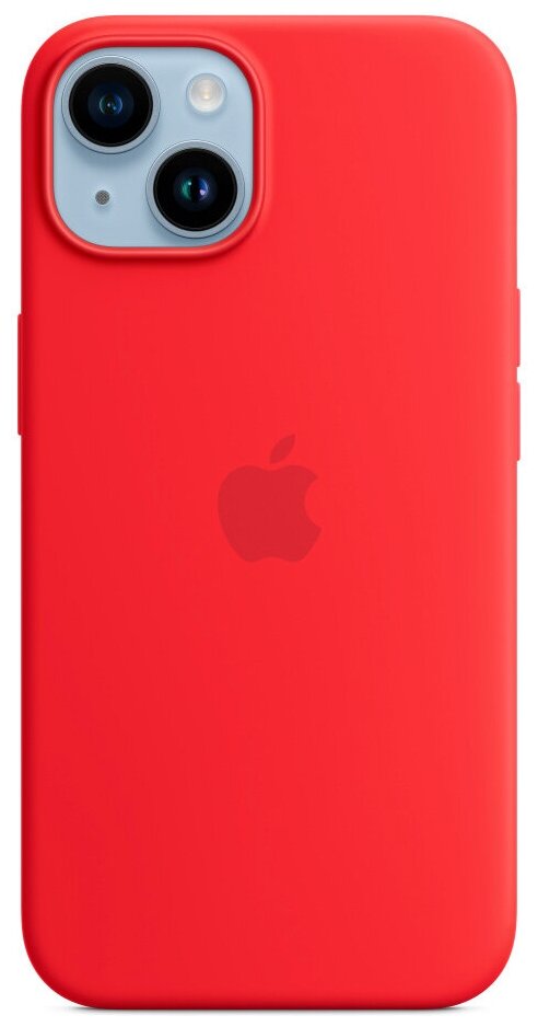 IPhone 14 Silicone Case with MagSafe - (PRODUCT)RED