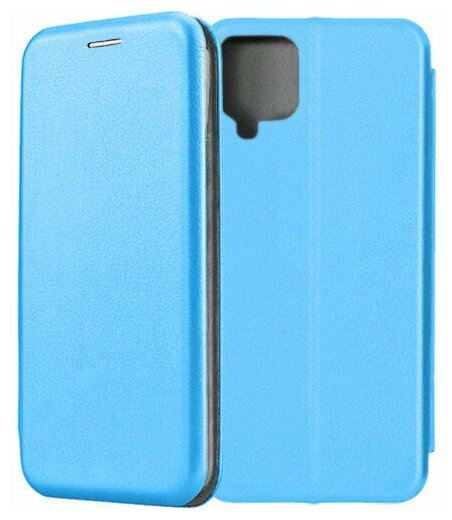 Чехол-книжка Fashion Case для Samsung Galaxy A12 A125 / A127 голубой