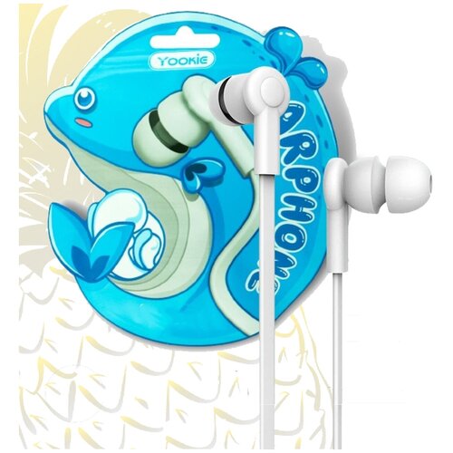 Наушники с Микрофоном для телефона компьютера и планшета Наушники проводные с гарнитурой для iPhone и Android Mini Jack 35 Белый 59900₽