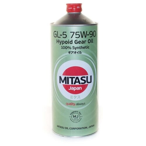 Масло трансмиссионное MITASU GEAR OIL GL-5 75W90 1л.