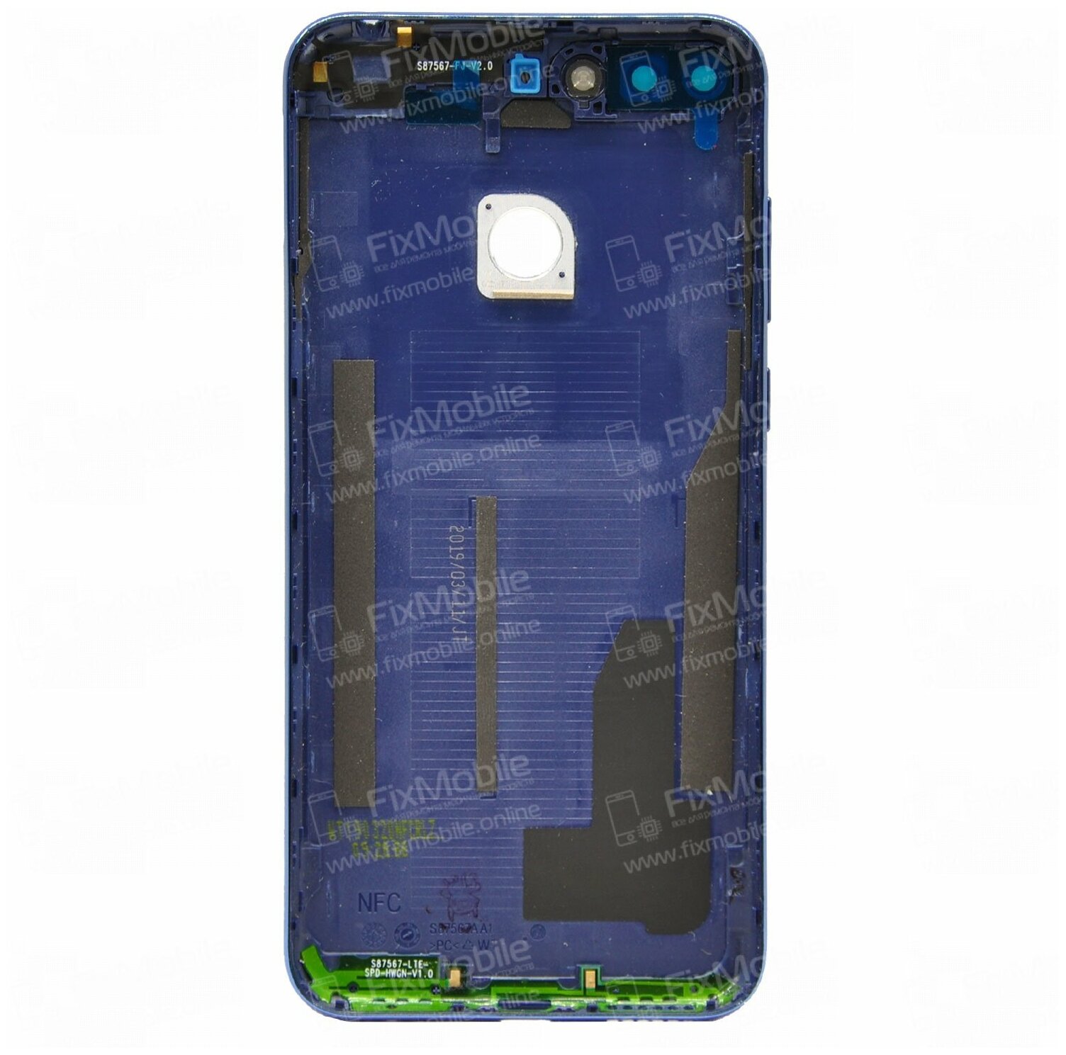 Задняя крышка для Huawei Honor 7С (AUM-L41), синий