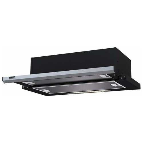 Встраиваемая вытяжка Krona Kamilla slim 600 BlackInox 2 мотора Черный нержавеющая сталь 901000₽