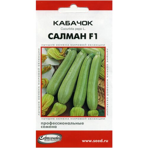 Кабачок Салман F1, 5 семян семена кабачок салман f1 5 сем