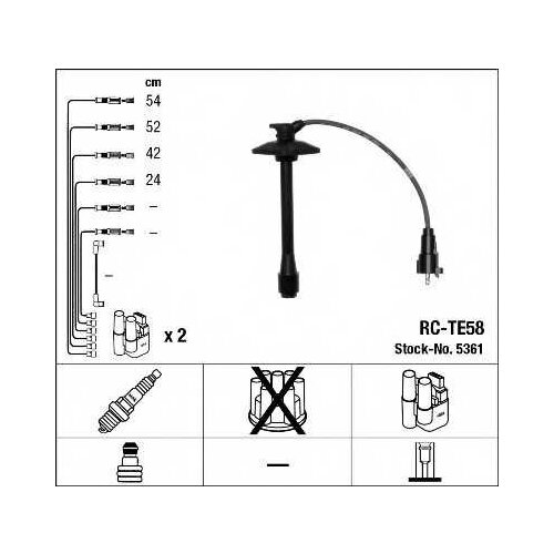 Комплект Высоковольтных Проводов 5361 NGK арт. RCTE58