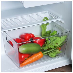 Фото Органайзер для холодильника, 29×20,5×15,5 см, цвет прозрачный