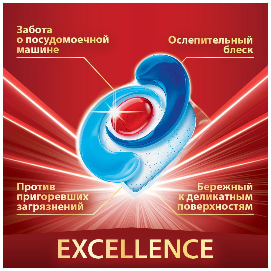 Капсулы для посудомоечной машины Somat Excellence, 60 капсул - фотография № 10