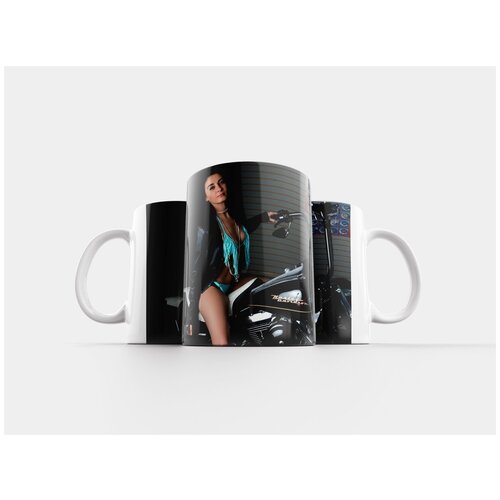 фото Кружка "харлей, бикини, мотоцикл" 320 мл lotsprints