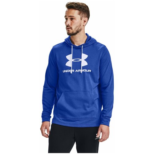 фото Толстовка under armour sportstyle terry logo hoodie синий sm 1348520-401