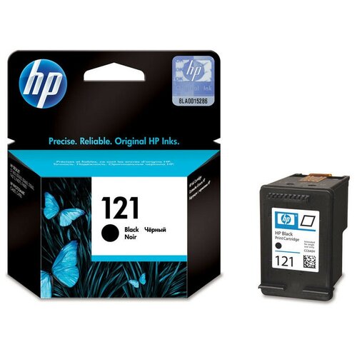 Картридж струйный HP 121 чёрный