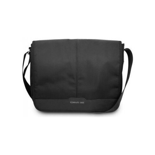 фото Сумка cg mobile cerruti 1881 messenger bag nylon/leather для ноутбуков 15", цвет черный (cemb15nybk)