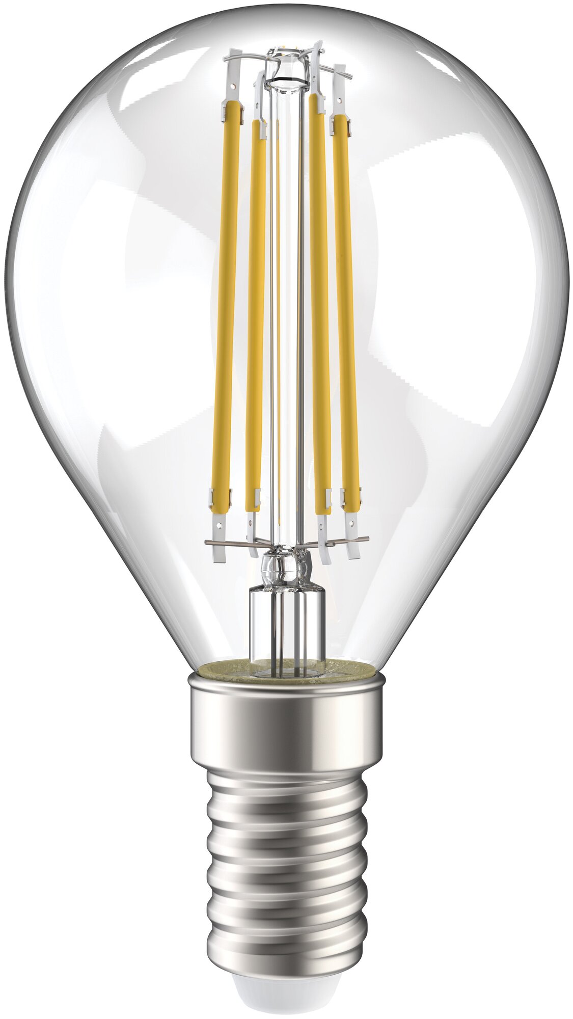 Лампа светодиодная G45 шар прозрачная 5Вт 230В 3000К E14 серия 360° Упаковка (10 шт.) IEK - фото №7