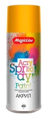 Краска Magic Line Acrylic spray paint, RAL 1003, 450 мл, 1 шт.