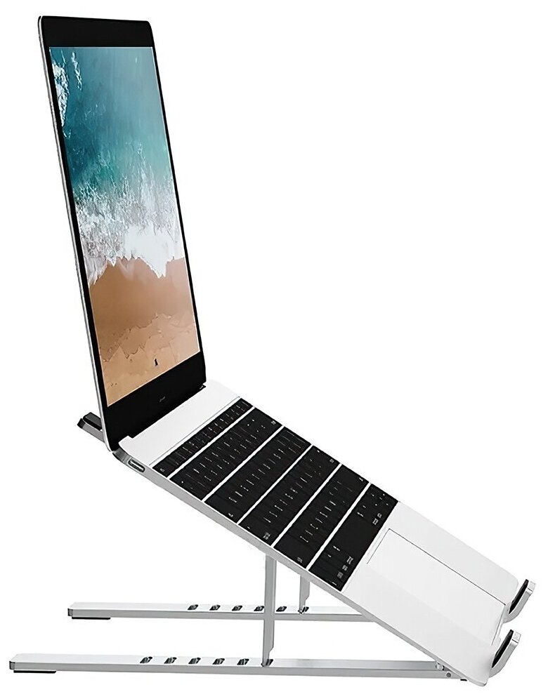 Подставка для ноутбука Wiwu S400 Adjustable Laptop Stand Silver 6973218930060