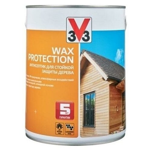 Антисептик с добавлением воска WAX PROTECTION сосна 0,9 л