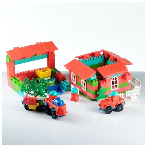 UzToy Конструктор, 200 деталей, 25 х 25 х 30 см