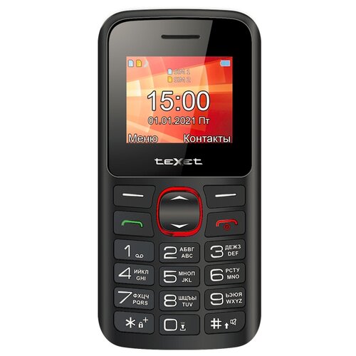 Мобильный телефон teXet TM-B315 цвет черный, 1 шт.